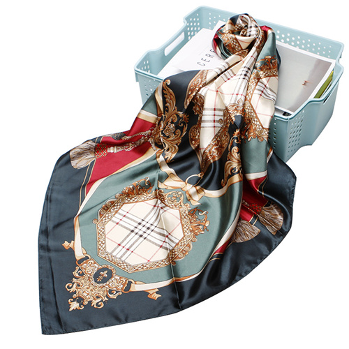 Silk scarf cashew print small square scarf gift European and American scarf shawl wholesale
