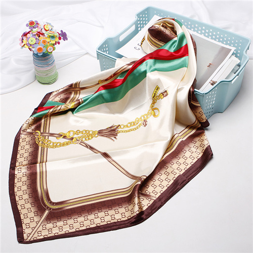 Silk scarf cashew print small square scarf gift European and American scarf shawl wholesale