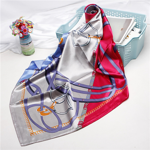 Silk scarf cashew print small square scarf gift European and American scarf shawl wholesale