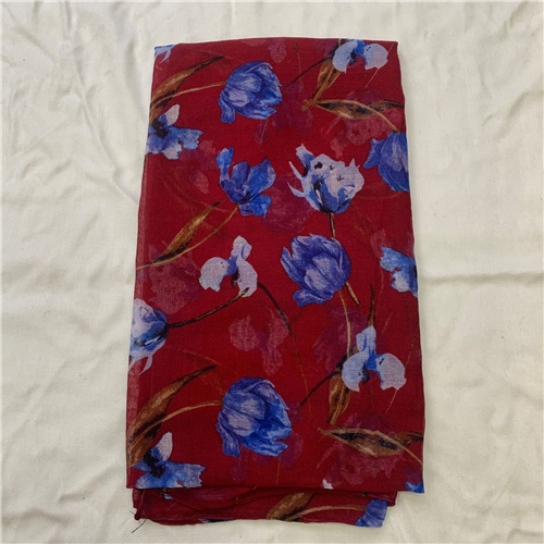 Balinese floral print scarf headdress long scarf Baotou gauze scarf wholesale