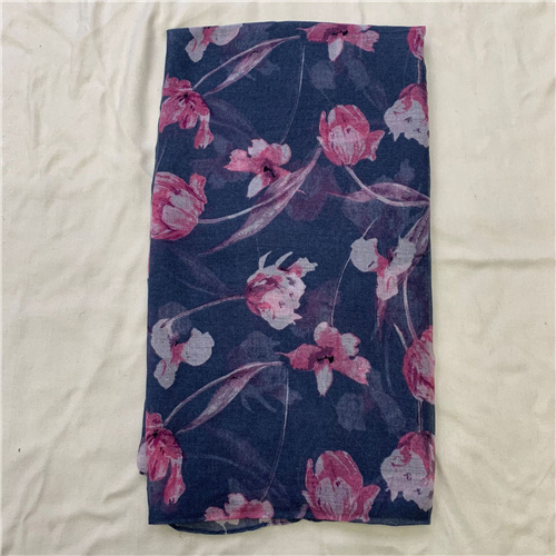 Balinese floral print scarf headdress long scarf Baotou gauze scarf wholesale