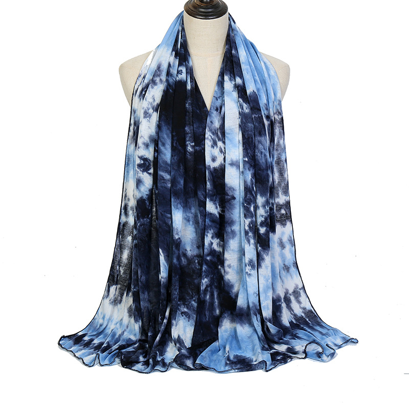 Tie-dyed modal jersey women wholesale scarf