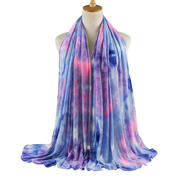 Tie-dyed modal jersey women wholesale scarf