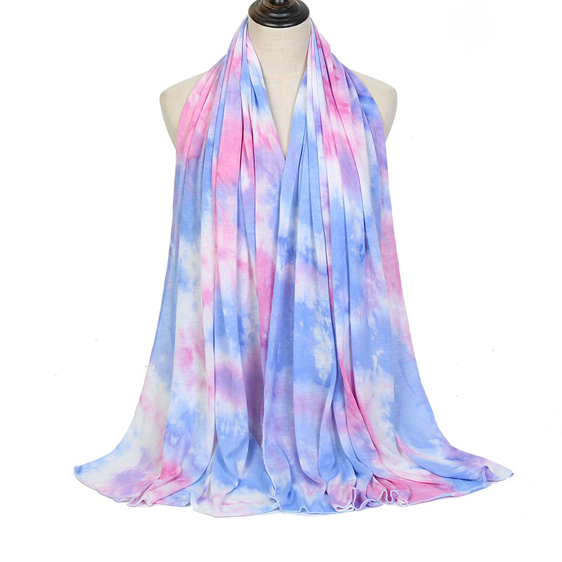 Tie-dyed modal jersey women wholesale scarf