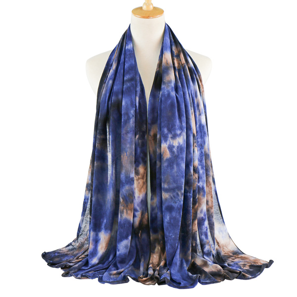 Tie-dyed modal jersey women wholesale scarf