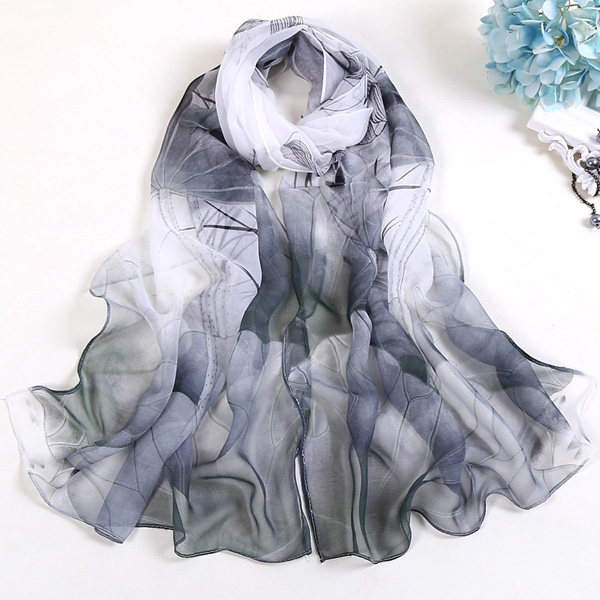 Lotus silk scarf beach towel wholesale women Indian
