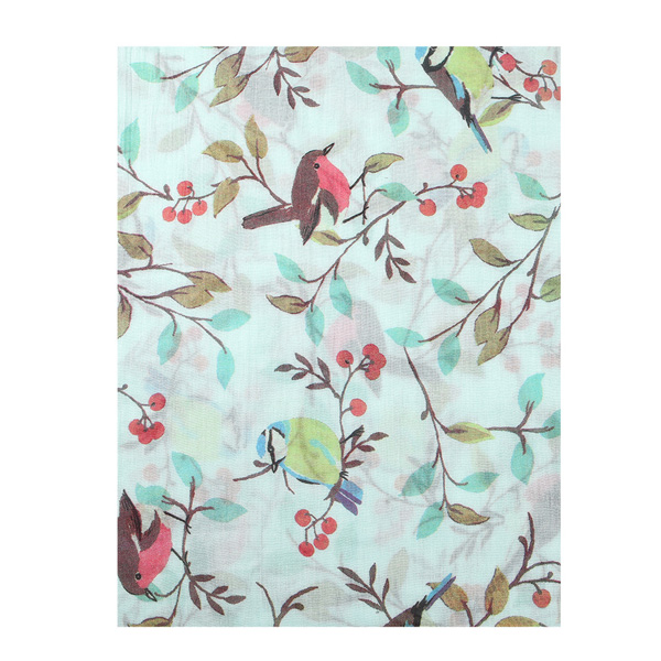 Branch bird scarf women Cotton shawl wholesale