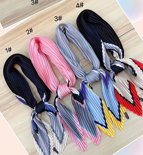 Wholesale pleated women silk scarf Germany