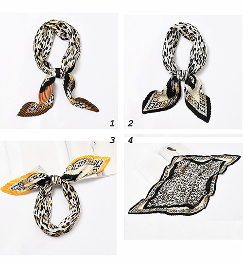 China pleated womens silk scarf gifts