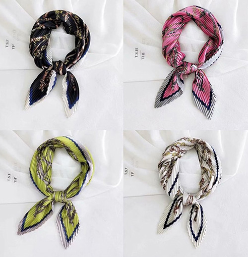 Wholesale pleated bag silk scarf Australia