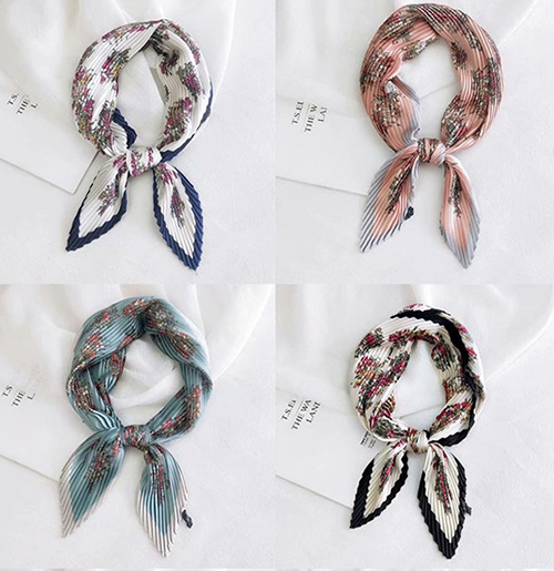 Wholesale pleated bag silk scarf Australia