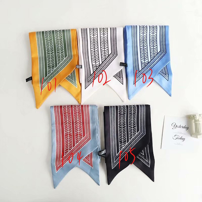 Satin Head Hair Handbag Handle Highlights Scarf Tie Bundle