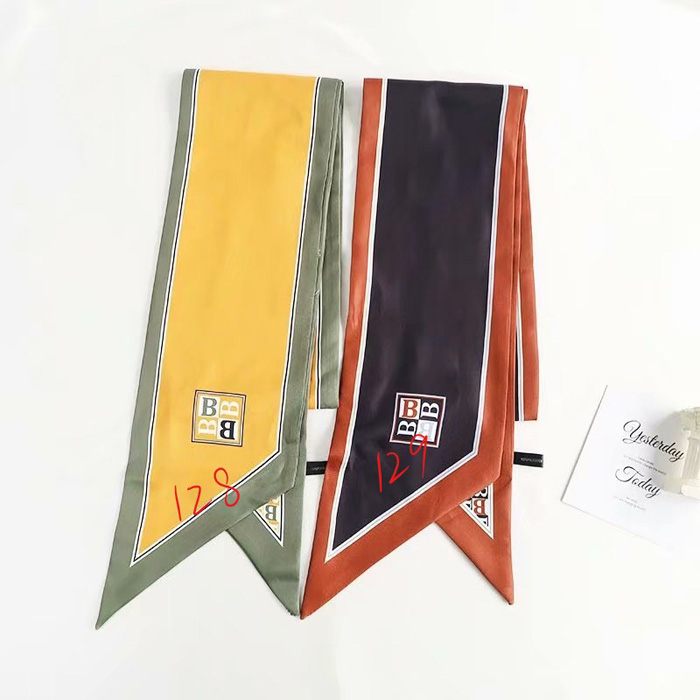 Woman Head Hair silk Tie Scarf
