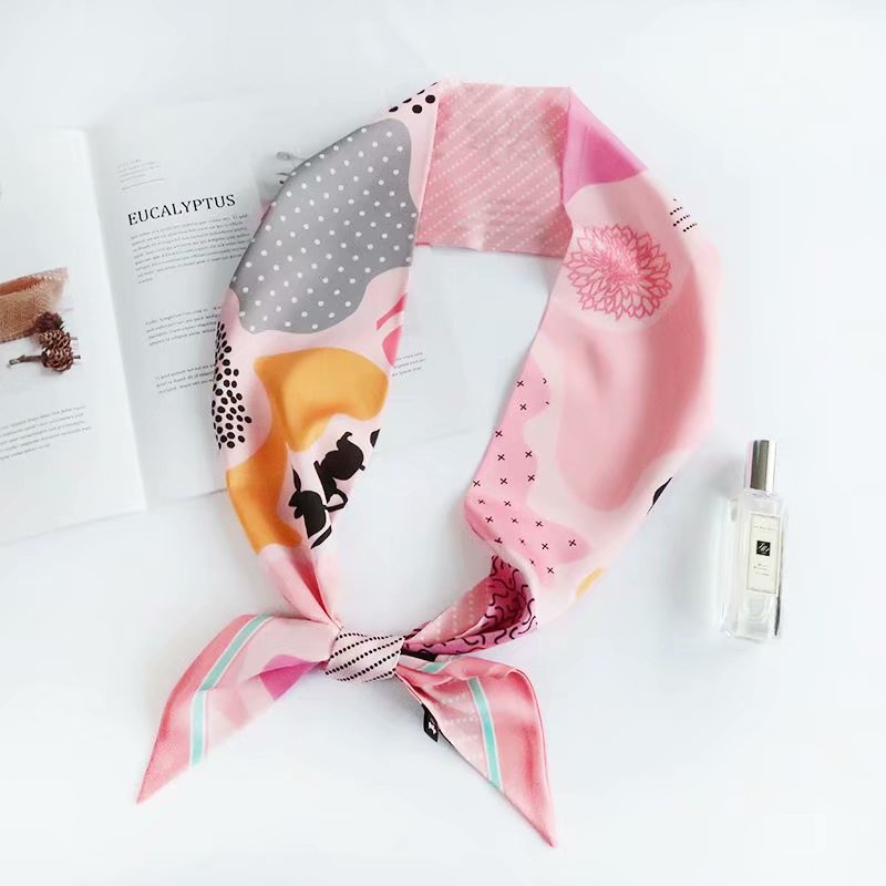 Wholesale Silk women Headband neckTie Scarf