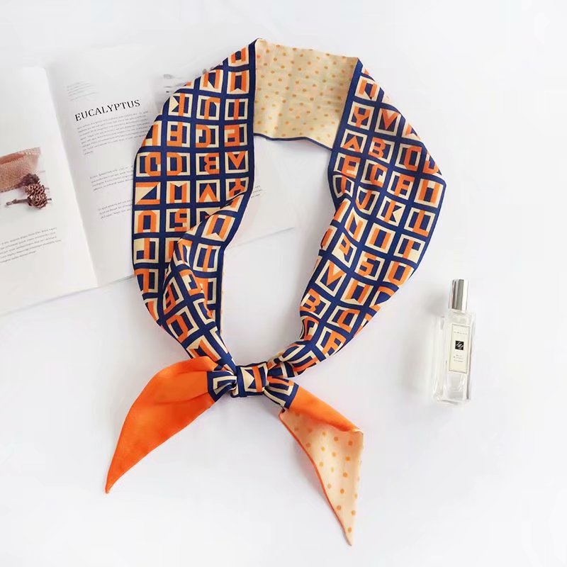 Silk women Headband neckTie Scarf Canada