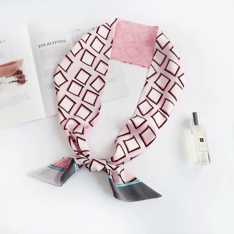 Silk women Headband neckTie Scarf Canada