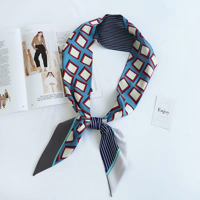 Silk women Headband neckTie Scarf Canada