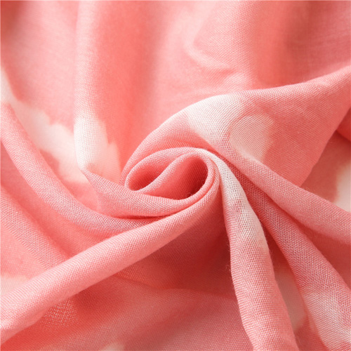 Wholesale pink cotton linen scarf women striped print shawl