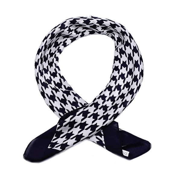 Ladies square scarf new silk satin plaid scarf 70cm silk scarf