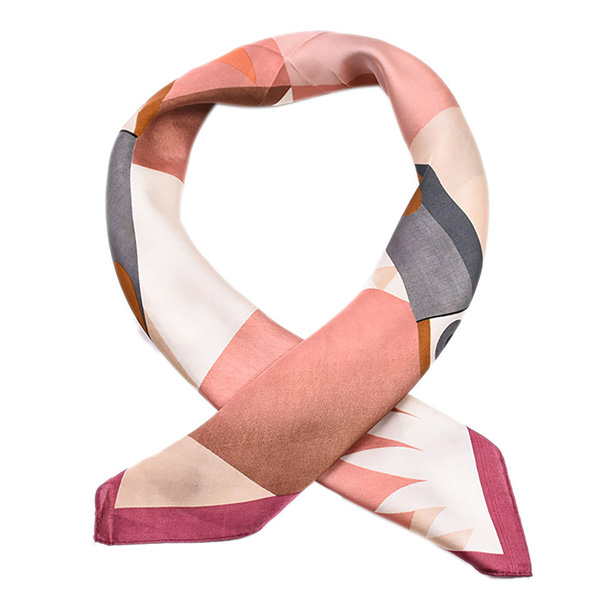 China silk scarf 70cm cartoon animal square scarf