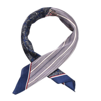 Wholesale cashew print silk 70cm square scarf satin silk scarf