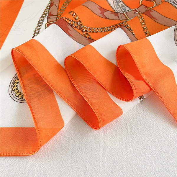 Wholesale fashion color matching chain scarf women neck bear 70cm square scarf