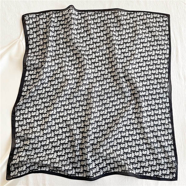Wholesale Letter silk scarf ladies silk scarf stewardess scarf tied bag scarf