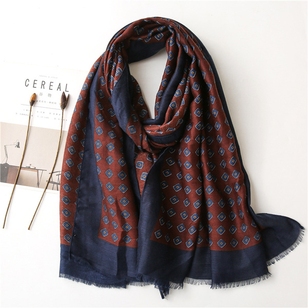 Women cotton hemp scarf soft national literature art shawl wholesale