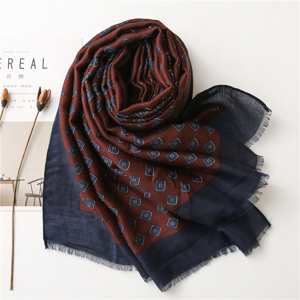Women cotton hemp scarf soft national literature art shawl wholesale