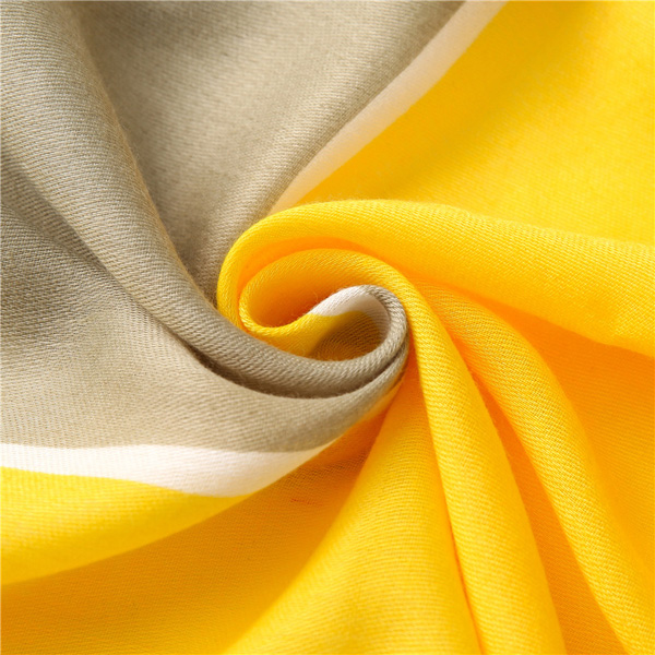 Women cotton scarf yellow foreign style fashionable shawl