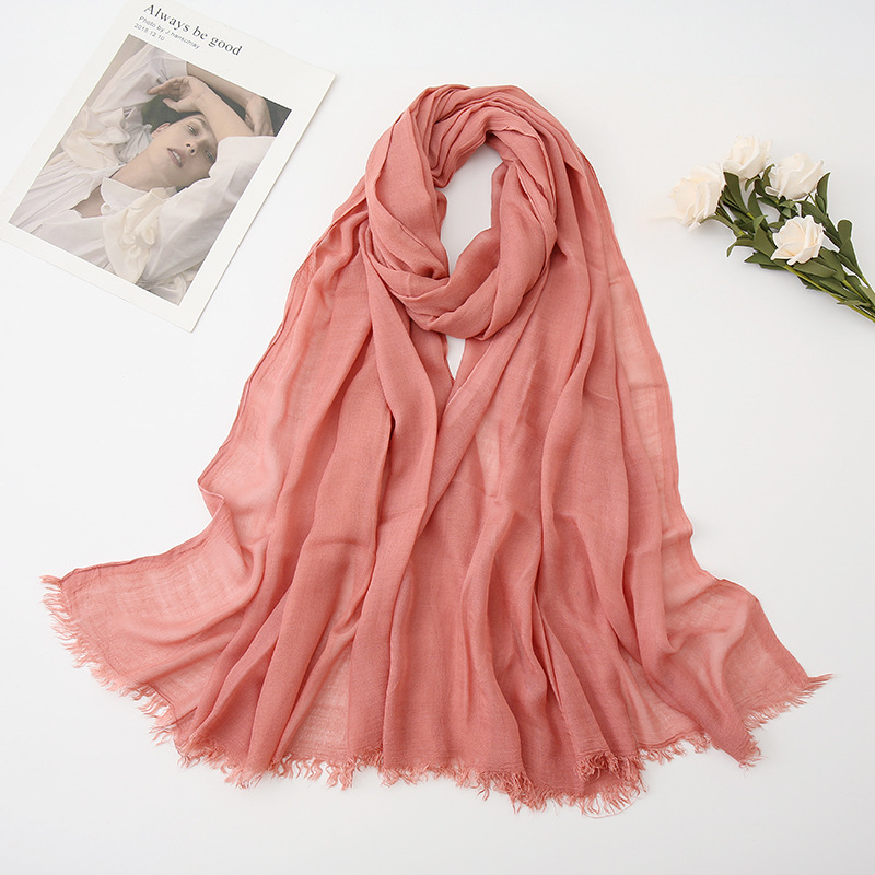 Malaysia tr cotton scarf Muslim shawl women head cotton linen Scarf