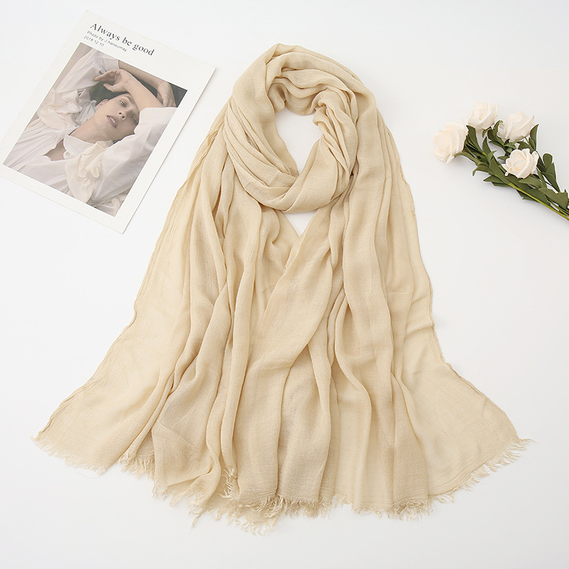 Malaysia tr cotton scarf Muslim shawl women head cotton linen Scarf
