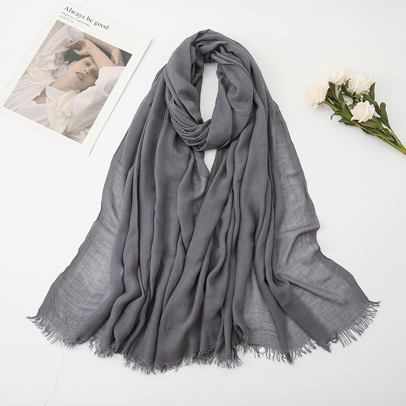 Malaysia tr cotton scarf Muslim shawl women head cotton linen Scarf