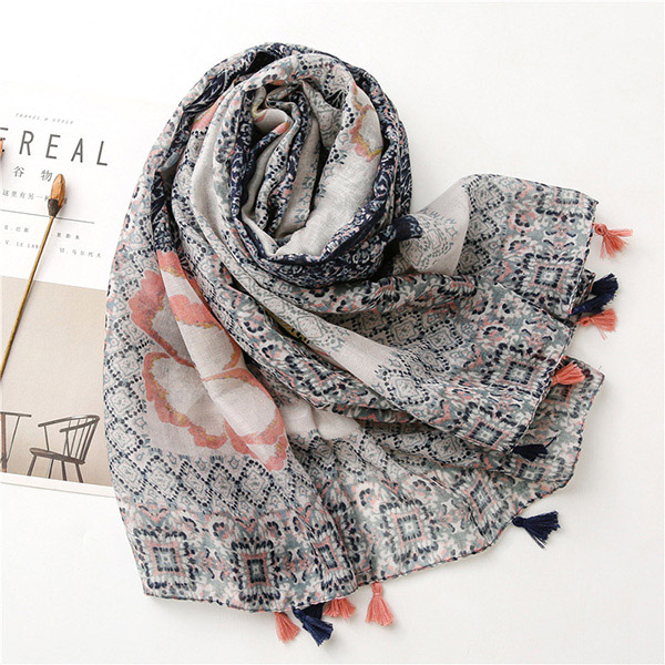 Ethnic style lotus scarf sunscreen ladies cheap shawl wholesale