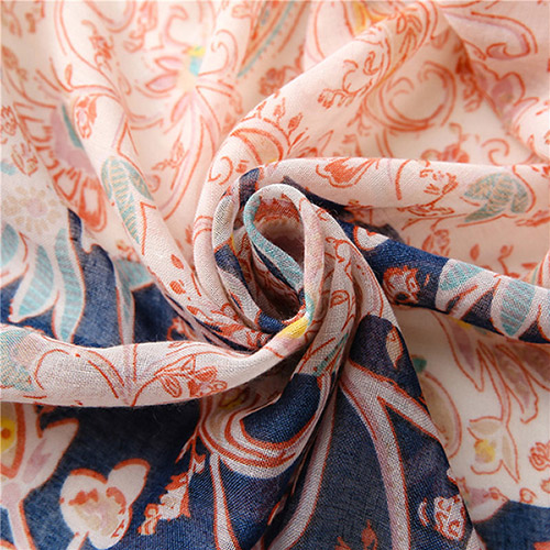 Flower American fashion women cotton scarves are available at cheap prices