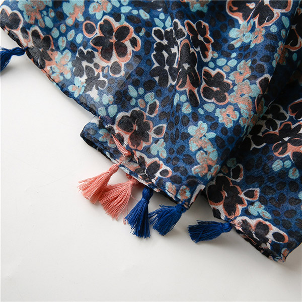 Canada Floral Women Cotton Scarf Supply Cheap Scarves