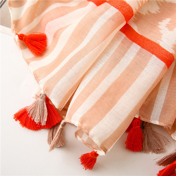 Greece leopard zebra pattern cotton linen scarf women beach towel scarf
