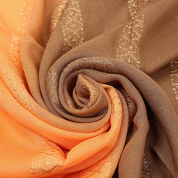 wholesale fashion scarves gradient cotton head scarf