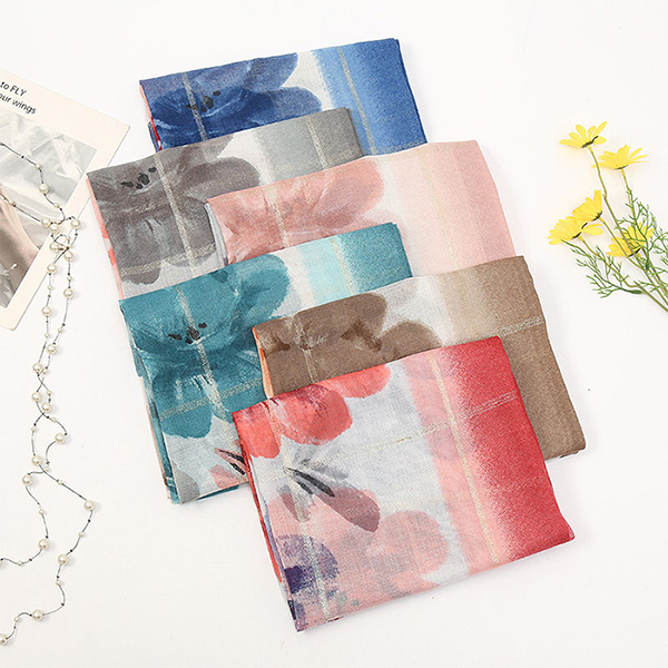 cheap scarves bulk popular gold thread long scarf wholesale