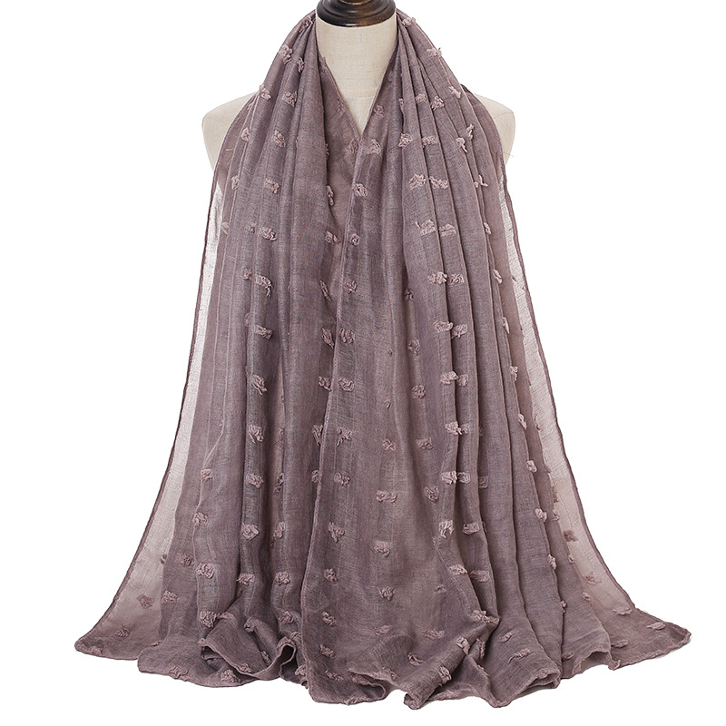 Cotton flocking check alexander mcqueen scarf 180cm
