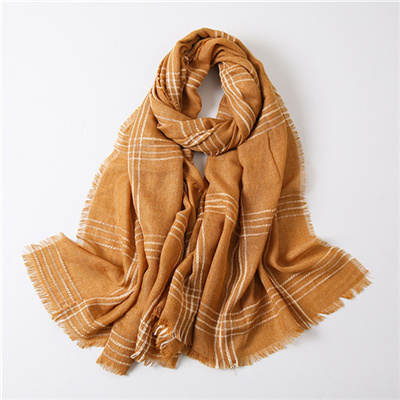 New classic solid color plaid balenciaga scarf