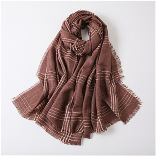 New classic solid color plaid balenciaga scarf