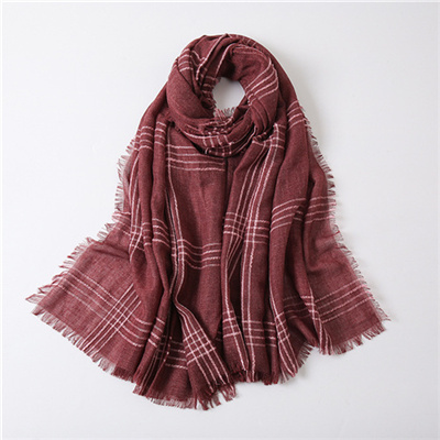 New classic solid color plaid balenciaga scarf