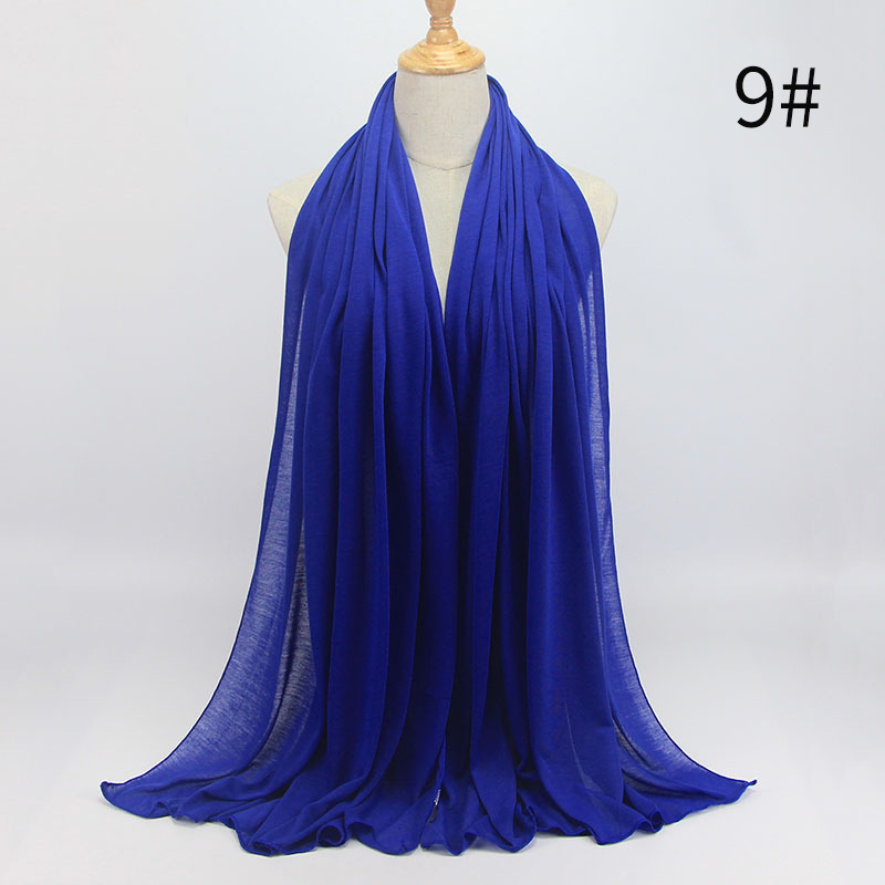 Muslim jersey scarf women turban scarf factory supply