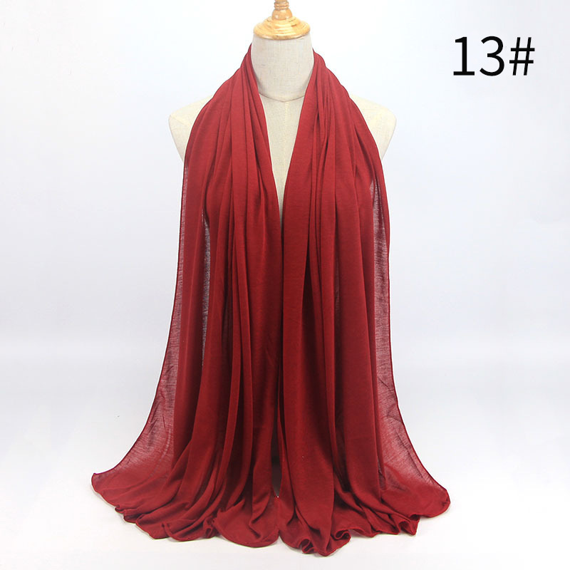Muslim jersey scarf women turban scarf factory supply