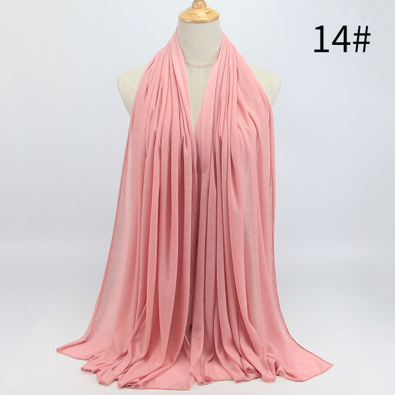 Muslim jersey scarf women turban scarf factory supply