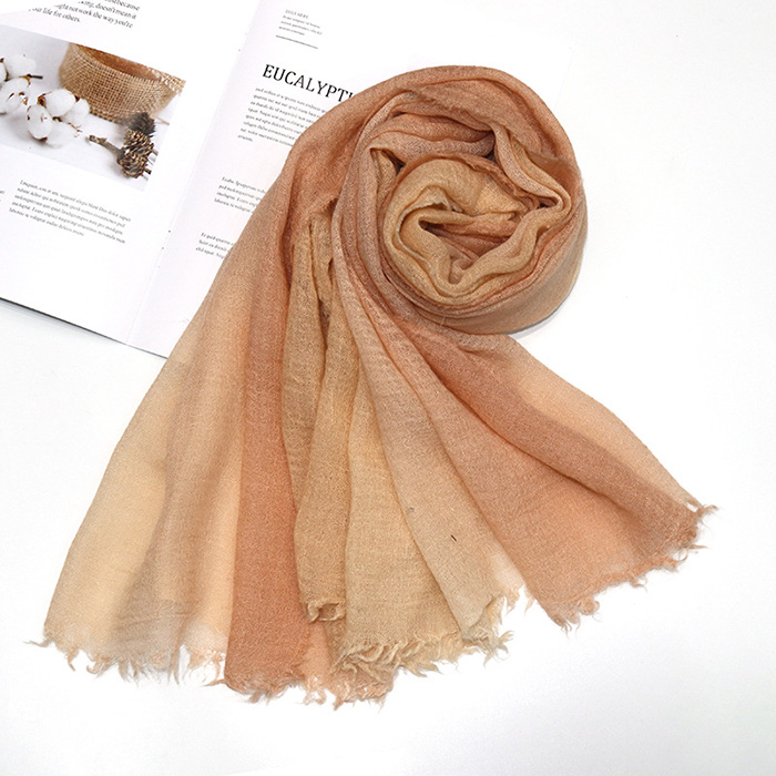 Winter cashmere warm scarf men women gradient shawl Factory supply