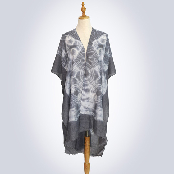 Gray graffiti Tie Dye Scarf Uk factory wholesale sales