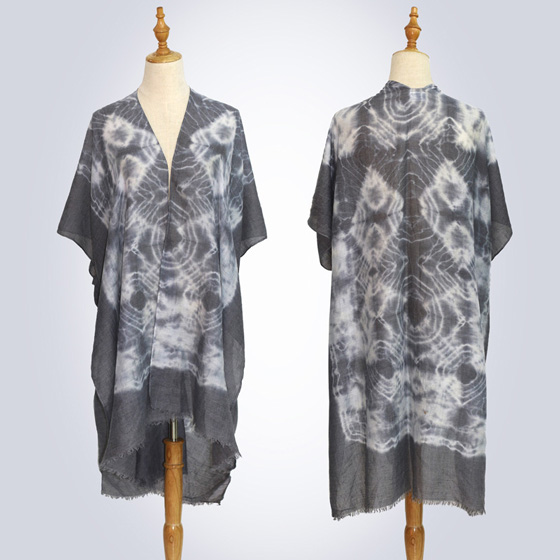 Gray graffiti Tie Dye Scarf Uk factory wholesale sales