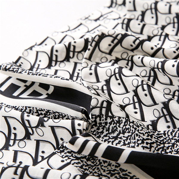 Letter scarf long ribbon women tie silk scarf necktie